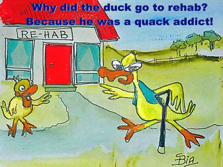 a quack cartoon